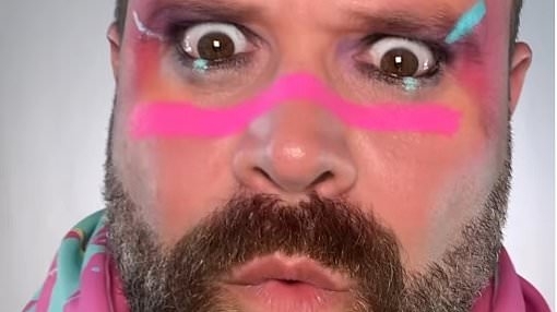 Daniel Bedingfield, 45, looks worlds away from his fresh-faced pop days as bearded noughties crooner shows off new wide-eyed psychedelic appearance after music comeback
