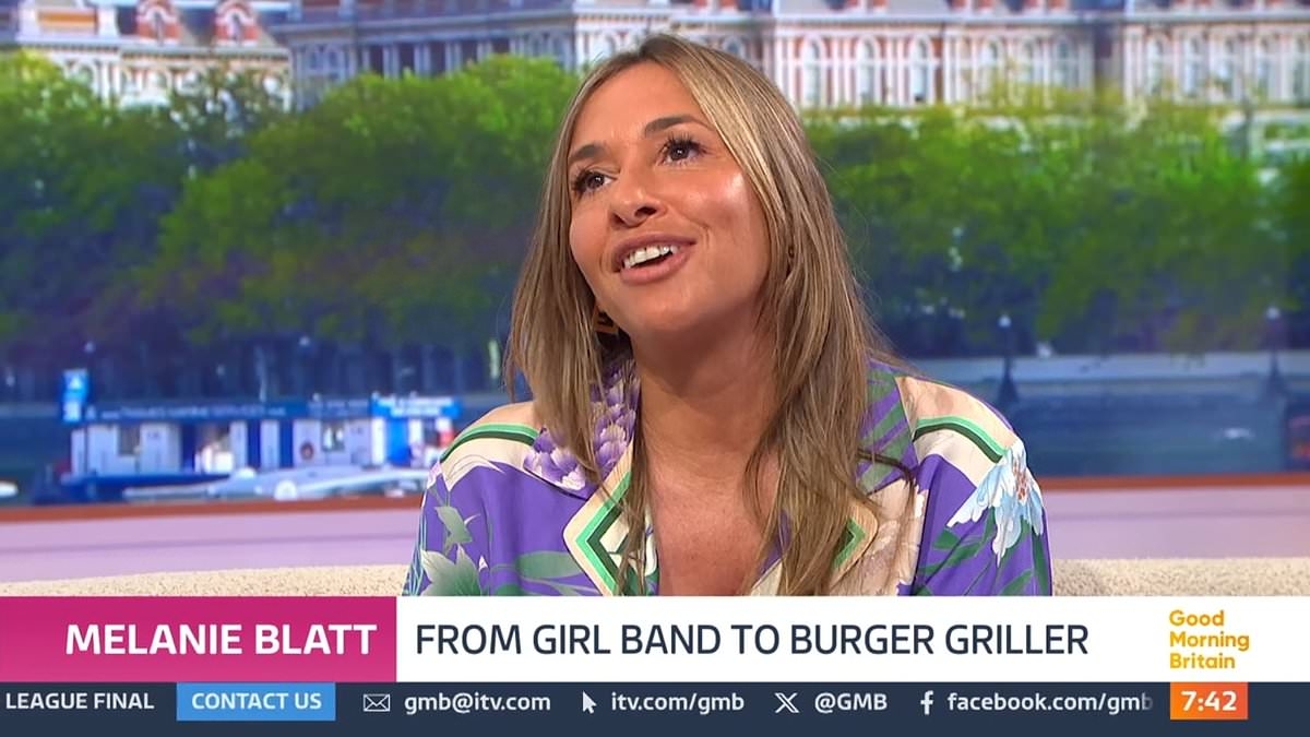 Melanie Blatt insists flipping burgers is 'more fulfilling' than her time in All Saints - raving over 'liberating and ego-boosting' new career on Good Morning Britain and claiming performing 'isn't her happy place'