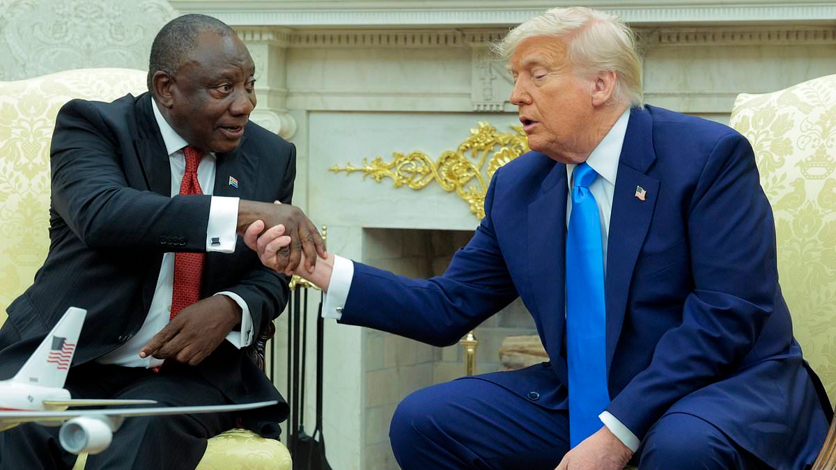 The body language that proves Trump is the master of political ambushes: Expert breaks down South African president's humiliation in Oval Office 'rigged with more traps than Kevin's house in Home Alone'
