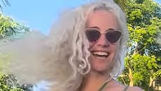 Pixie Lott looks incredible wearing a khaki green bikini in sizzling video flashback to a sun-soaked family holiday to Mauritius