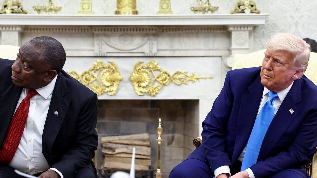 Body language reveals Trump's strategic approach to SA President