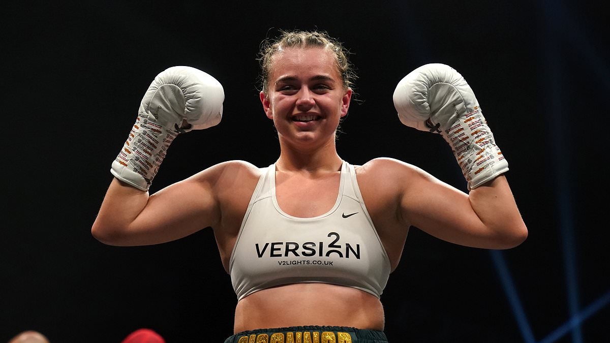 Georgia O'Connor dead at 25: Female British boxer dies just two weeks after she got married following battle with 'incurable' cancer