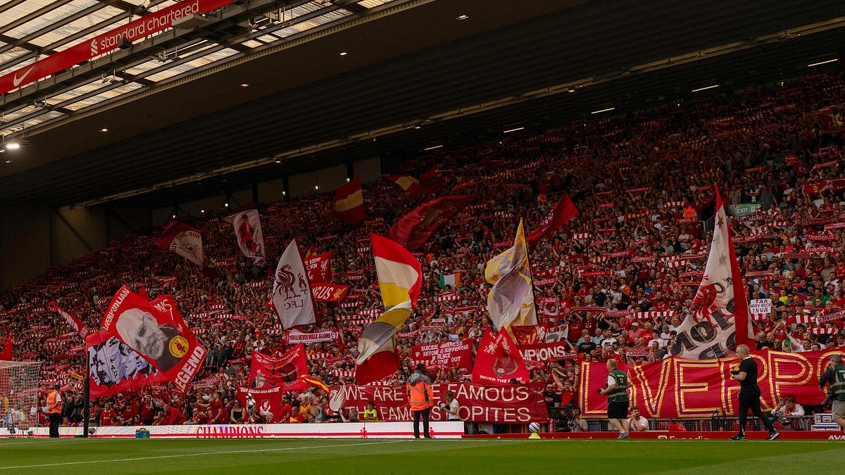 Liverpool Premier League trophy lift LIVE: Arne Slot's side celebrate league triumph at Anfield - after being held to 1-1 draw with Crystal Palace on final day