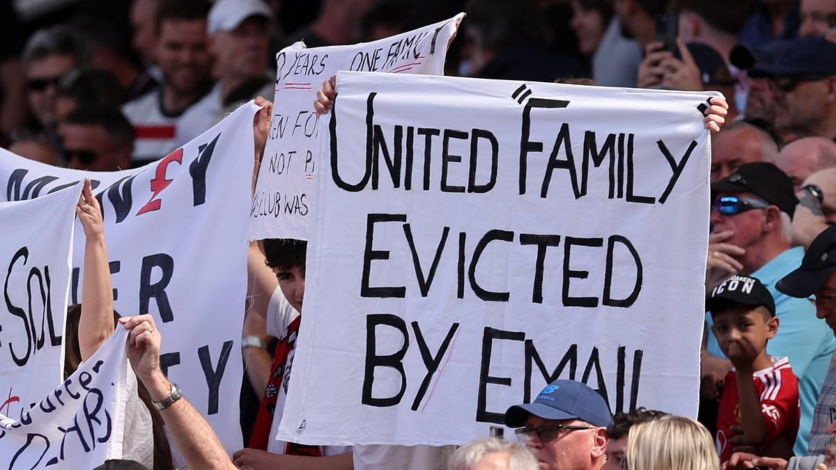 Former Man United hero not renewing season ticket after being 'forcibly relocated' under Sir Jim Ratcliffe's ticket plans - as legend's wife posts scathing criticism of club