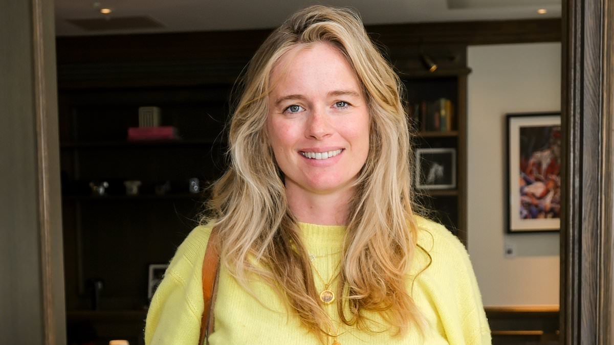 Prince Harry's pregnant ex Cressida Bonas shows off her growing baby bump as she attends London event with half-sister Isabella Branson