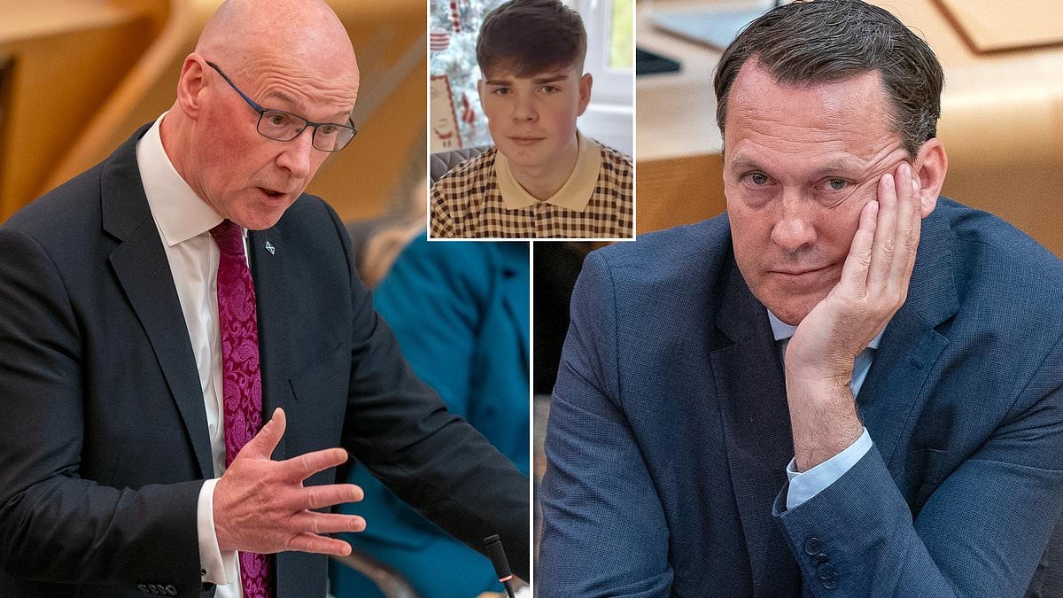 Out of control youth violence is down to the SNP's soft touch justice regime, opposition politicians warn Swinney