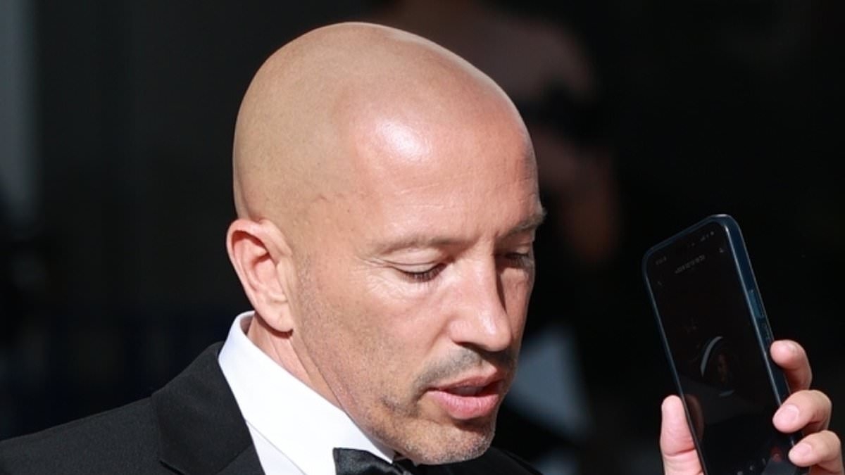 Chivalrous Jason Oppenheim carries his glamorous girlfriend Jessica Vargas' bags as they head to the amfAR gala at Cannes Film Festival