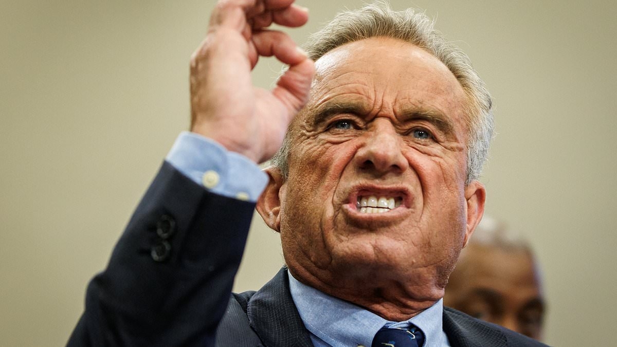 RFK Jr lays bare shocking state of America's young... with most now too sick or weak to serve in armed forces
