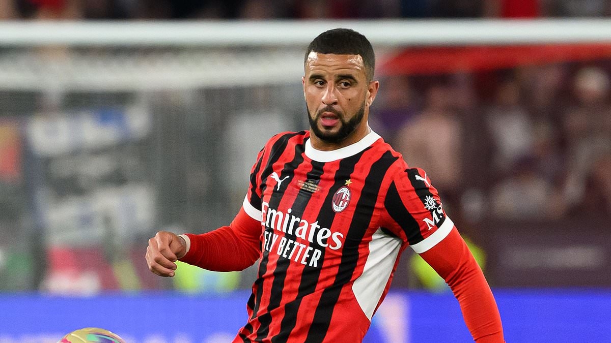 AC Milan drop hint about Kyle Walker's future amid reports Serie A giants are set to 'snub £4m chance to sign him' - after he moved to Italy to escape affair drama