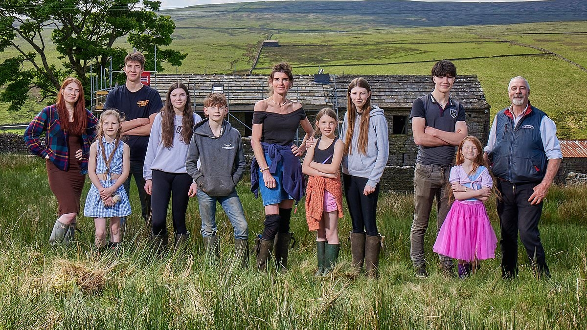 Our Yorkshire Farm's Amanda Owen discusses raising nine 'feral' children and the 'life lessons' they learn in the countryside
