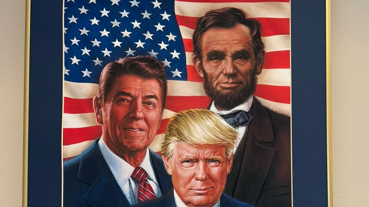 Trump adds new flair to the walls of the West Wing with more untraditional pieces