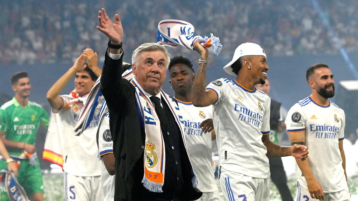 Real Madrid announce the departure of Carlo Ancelotti as Spanish giants 'express gratitude and affection to one of the club's greatest legends' with Italian to take charge of Brazil