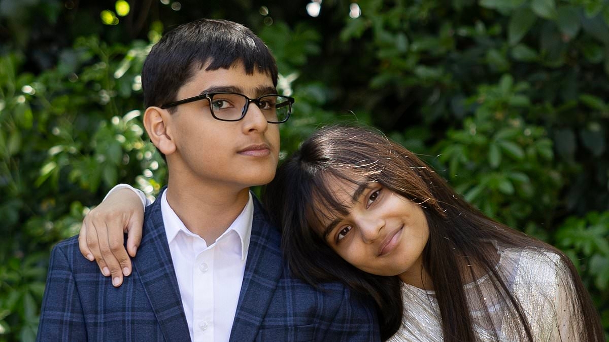 Meet Britain's smartest siblings: 11-year-old brother and sister join Mensa - he's already smarter than Einstein, she's a poet who leads a rock band and they have a combined IQ of 314