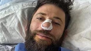 Stanislav Yanevski gives health update from hospital bed after undergoing surgery due to 'inability to breathe'