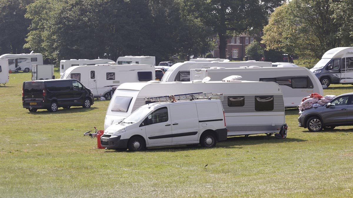 Travellers set up camp at popular family park for third time in weeks - forcing community events to be cancelled