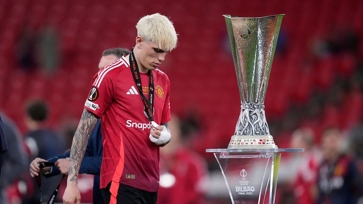 Alejandro Garnacho 'increasingly likely to leave Man United in the summer with player unhappy at bit-part role in Europa League final'