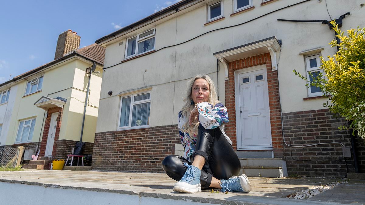 EXCLUSIVE Gran, 48, faces eviction from her three-bed council house after spending £30k on garden makeover without planning permission