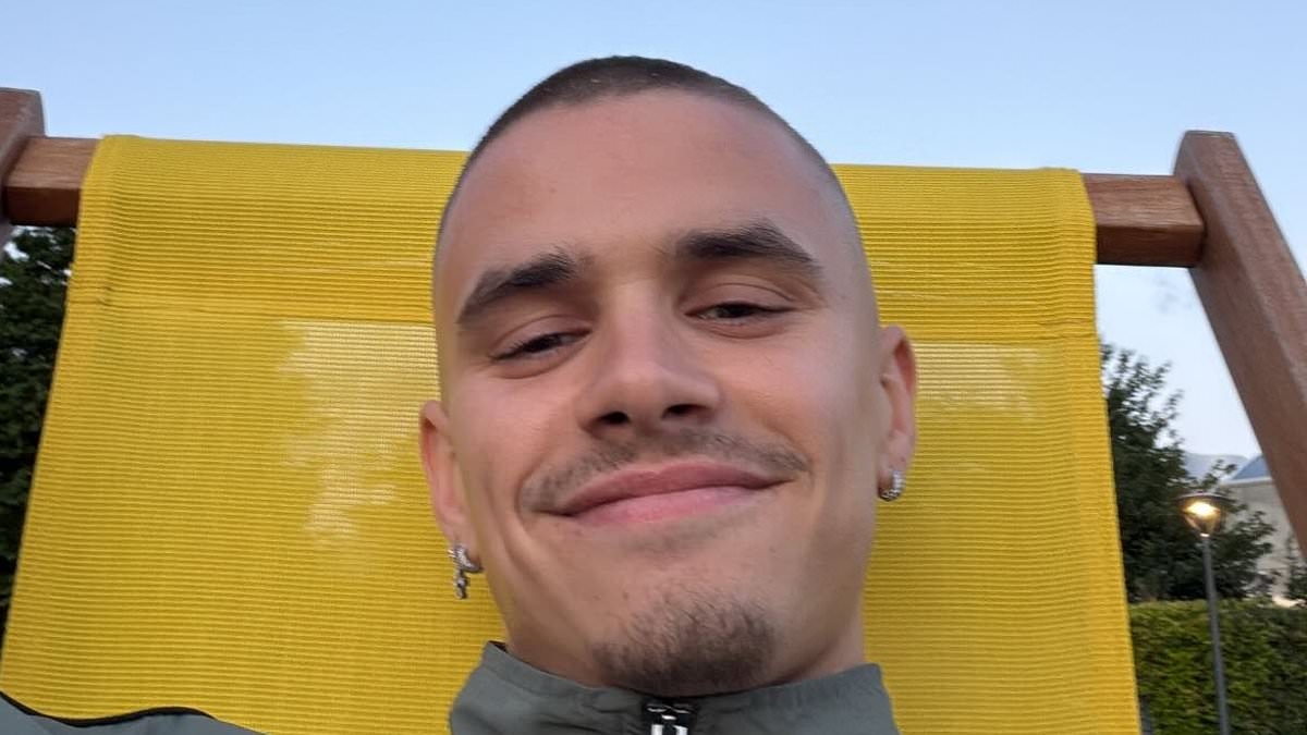 Romeo Beckham, 22, channels dad David's iconic Noughties look as he shows off buzzcut hairstyle