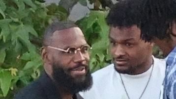 Proud dad LeBron James spotted celebrating son Bryce's graduation amid uncertainty over NBA future