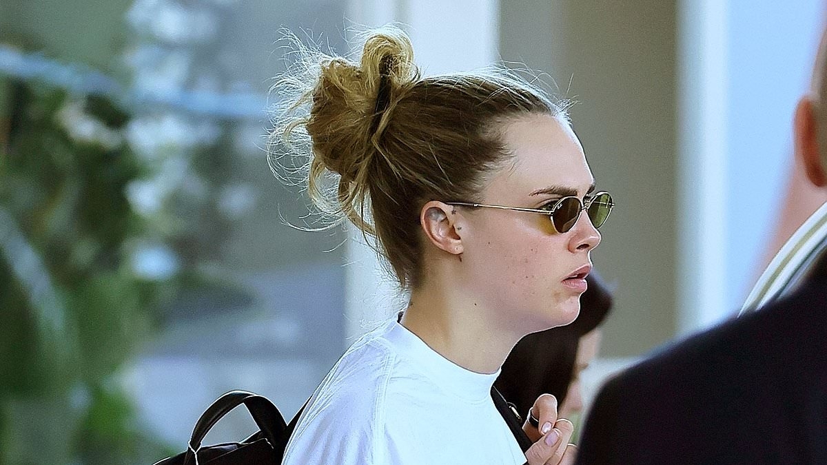 Cara Delevingne avoids awkward run-in with 'ex-girlfriend' Paris Jackson as they step out during Cannes Film Festival