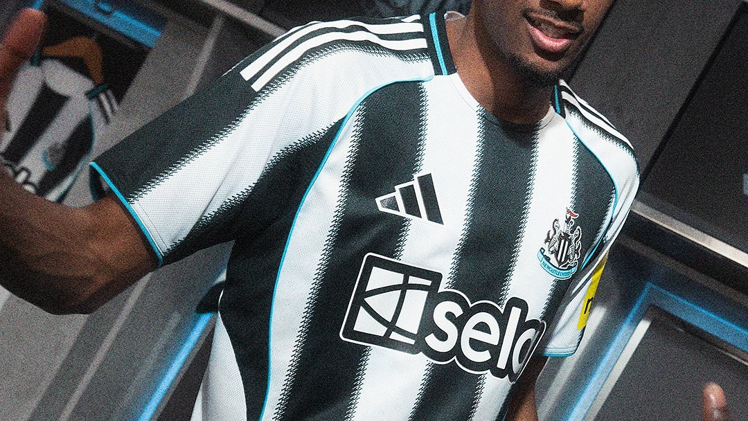 Newcastle officially unveil new 2025-26 home kit and show off 'fresh twist' on iconic black and white design - with strip to be debuted against Everton