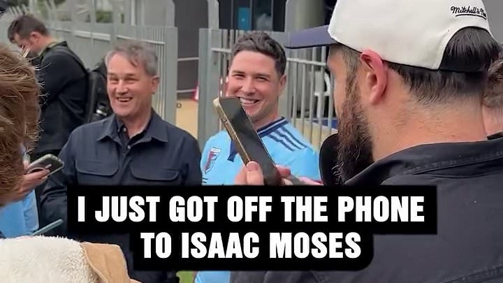 NSW Blues star Mitchell Moses is hilariously stitched up after recent journalist ban incident involving his notorious player agent uncle