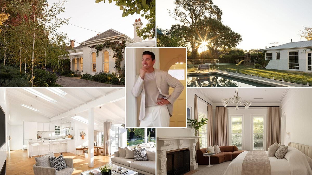 The Block star Marty Fox bares all in cheeky ad listing his lavish Toorak home on the market for $13m