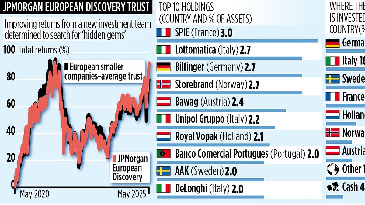 JPMORGAN EUROPEAN DISCOVERY TRUST: Hidden gems driving healthy profits