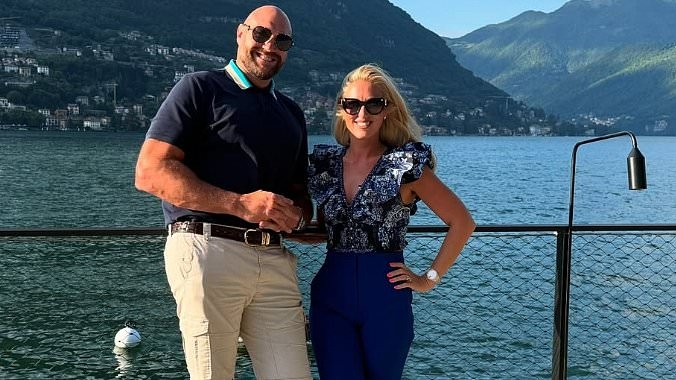 Tyson Fury and wife Paris enjoy romantic getaway to Lake Como as boxer makes the most of his retirement