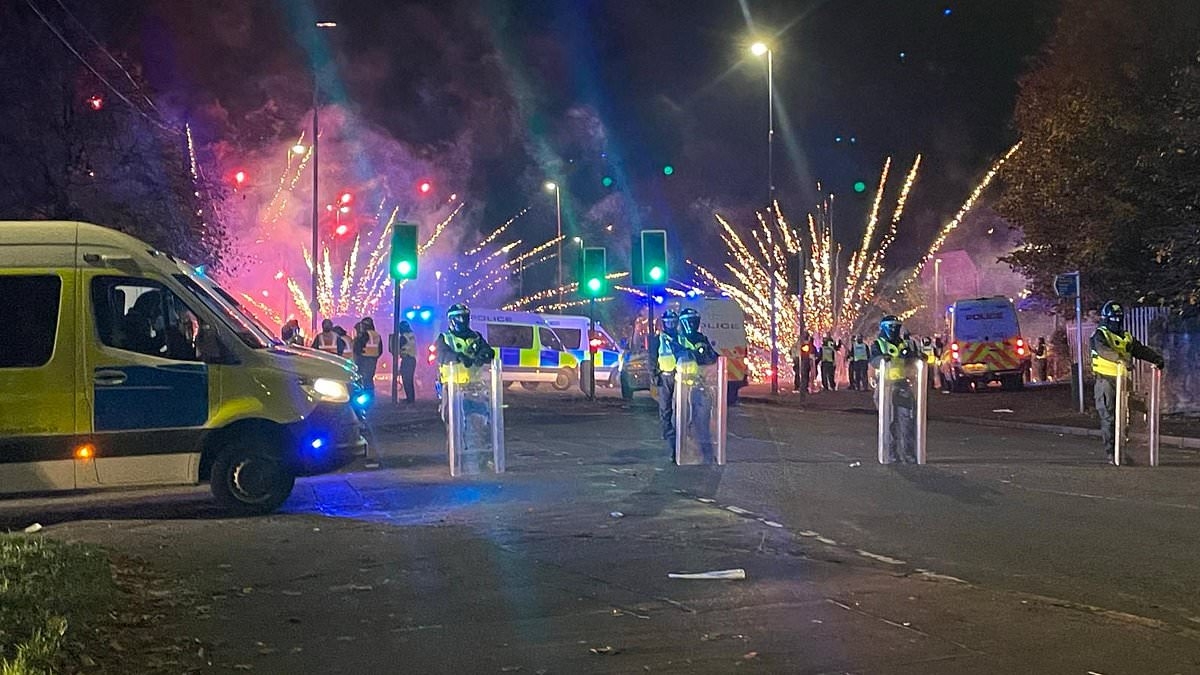 Police being sued by own officers injured in shameful rioting on Bonfire Night