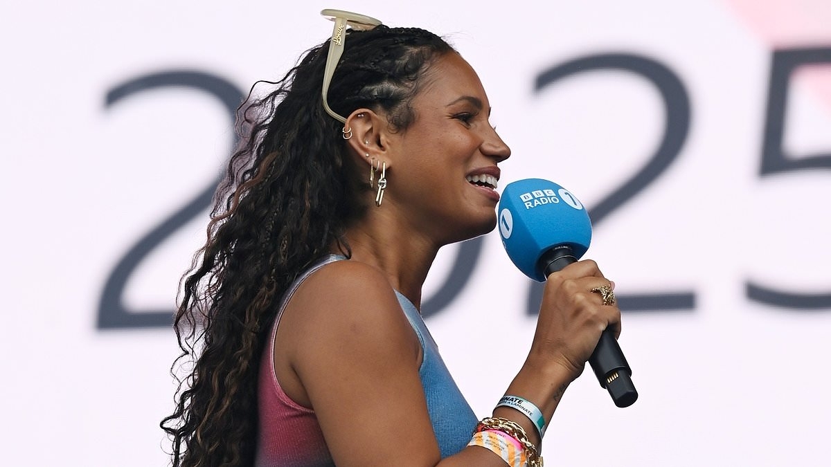 EXCLUSIVE Pregnant Vick Hope asks Radio One Big Weekend crowd for baby name ideas ahead of her maternity leave as she prepares to welcome first child with husband Calvin Harris