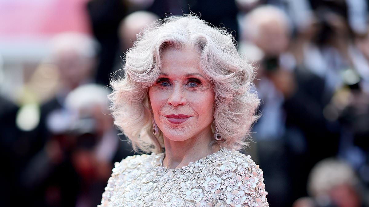 Jane Fonda, 87, stuns in a timeless embellished gown for the closing ceremony of the 78th Cannes Film Festival