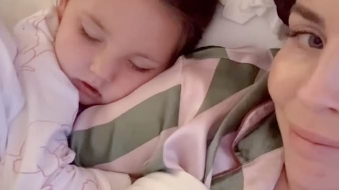 Lydia Bright hits back at mum-shamers after being blasted for revealing she still co-sleeps with her five-year-old daughter Loretta