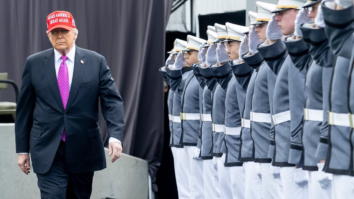 Fury as top military schools are caught in secret underground plots to usurp Trump's orders