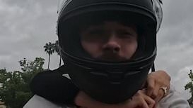 Nicola Peltz is slammed for riding behind Brooklyn Beckham on his motorbike without protective gear as he makes feelings clear on escalating family feud