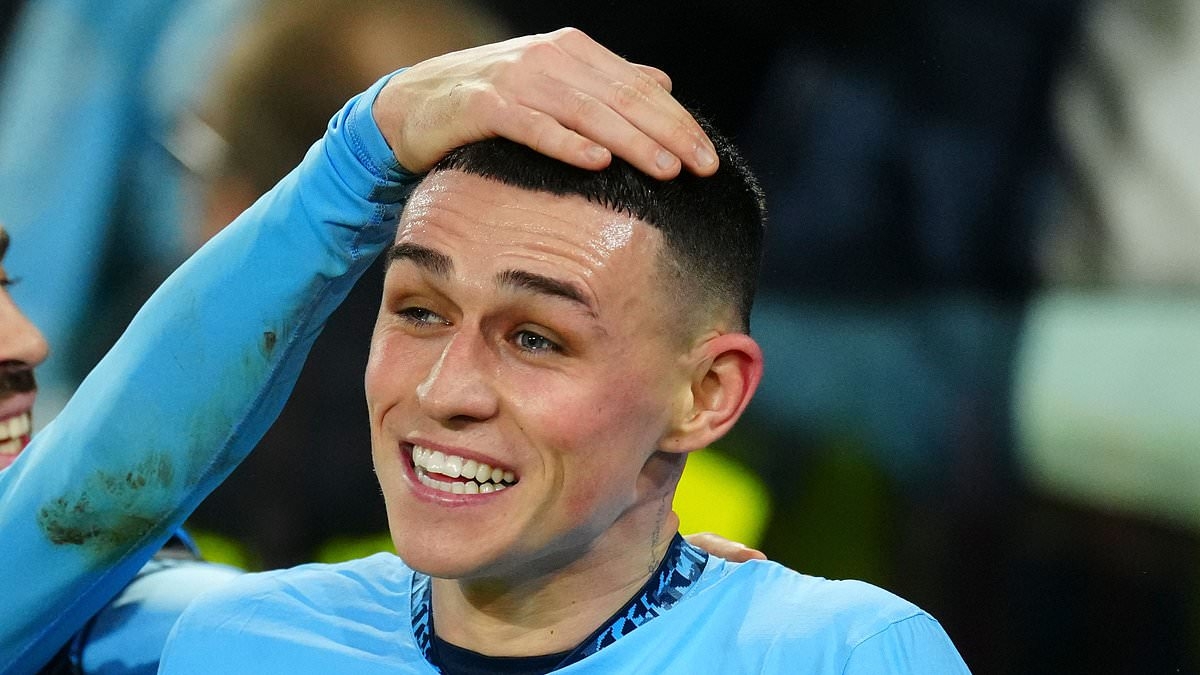 Man City star Phil Foden thrown 'surprise' birthday party - complete with live gig from The Voice star, fishing themed cake and a DJ