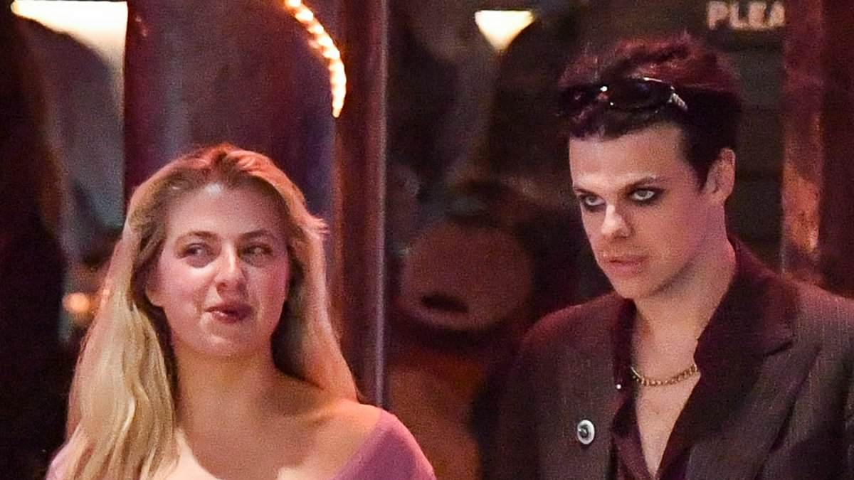Yungblud cuts an edgy figure on night out with Noel Gallagher's midriff-flashing daughter Anais in New York - after he named Cher's goddaughter as 'the biggest love of my life'