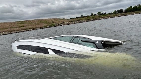 New York boaters hold on for dear life as yacht sinks in city's third major maritime incident in two weeks