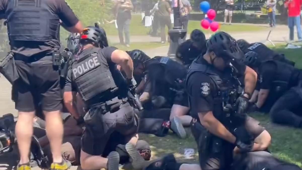 Christian prayer rally attacked by mob of woke trans activists