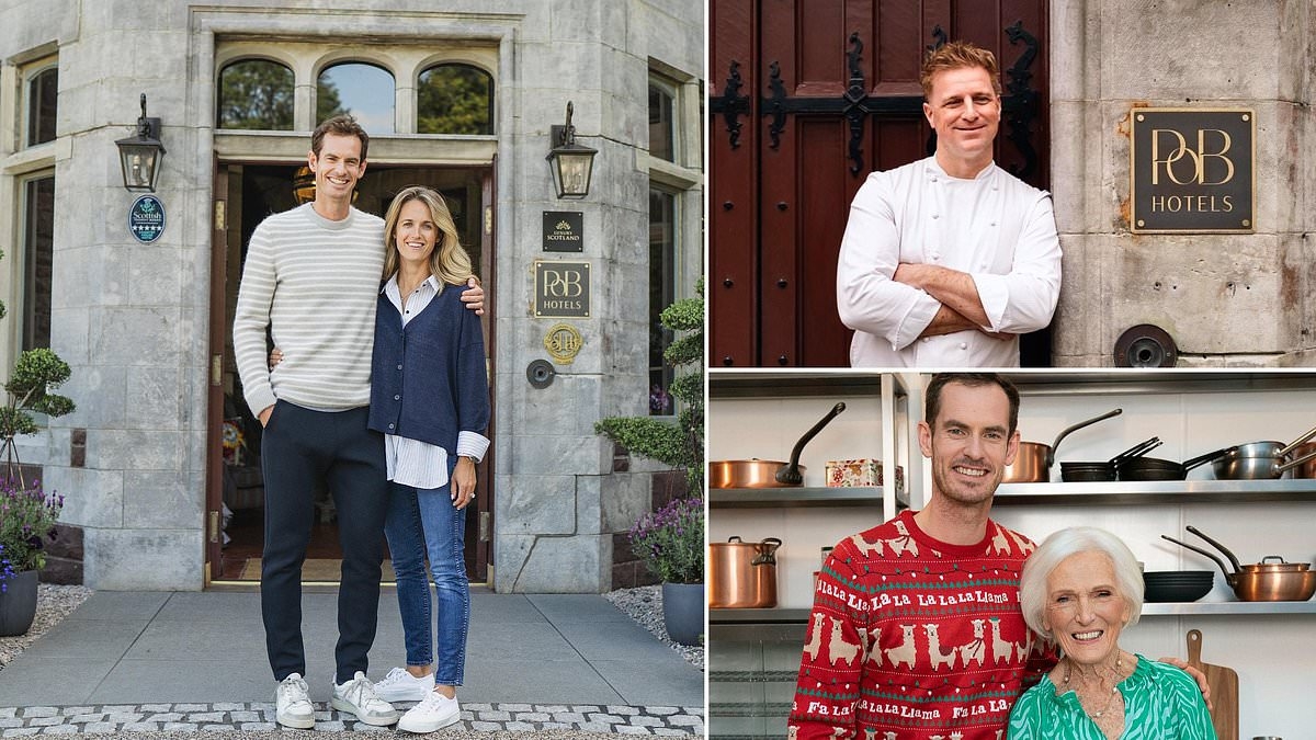 Sir Andy Murray eyes up another accolade... a Michelin star for his luxury Cromlix experience