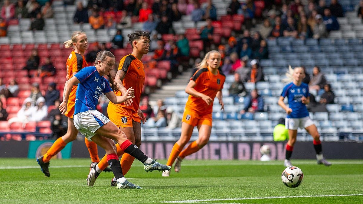 Glasgow City 0-3 Rangers: Jo Potter's side seal cup double to take the edge off title heartache