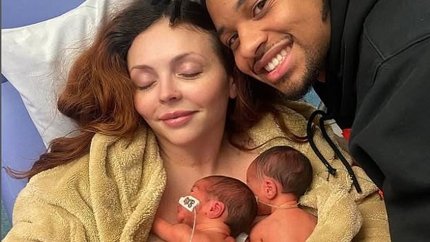 Jesy Nelson shares new photo with her baby twins and opens up about 'heartbreaking' and 'scary' time in neonatal intensive care unit