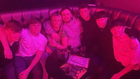 Luke Littler enjoys WILD night out with fun-loving beautician 'friend' and pals - after going public with his relationship