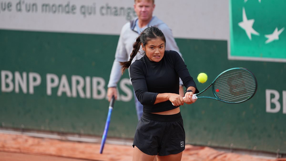 Emma Raducanu reveals how she feels about sharing her coach with TNT Sports as British tennis star shares thoughts on unusual arrangement ahead of the French Open