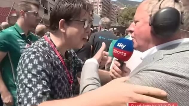 Sky Sports broadcaster Martin Brundle shuts down Michael McIntyre's request at the Monaco Grand Prix in another awkward exchange
