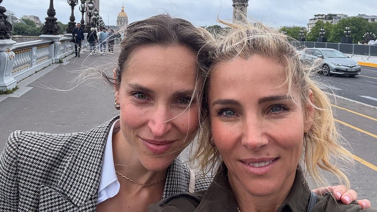 Elsa Pataky has fans doing a double take as she poses with her look-alike cousin in Paris: 'You look like identical twins'