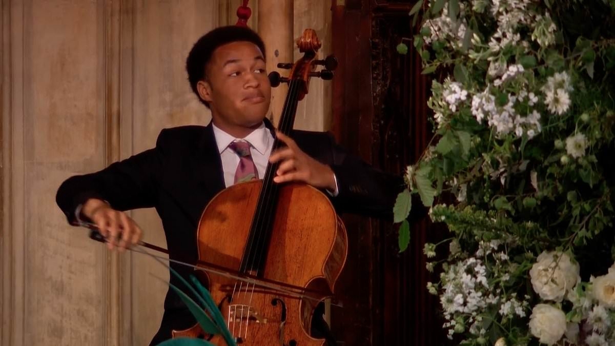 BBC accused of cutting cellist who played at Meghan and Harry's wedding out of its highlights because he was black