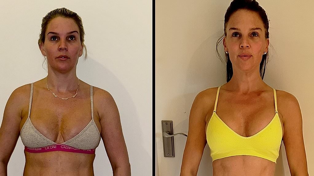 Danielle Lloyd displays her weight loss after losing two from stress following shock cancer diagnosis that left her fearing she was 'going to die'