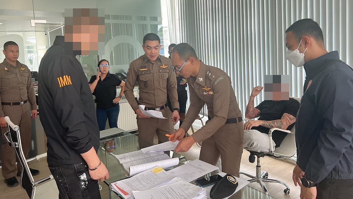 Two British fugitives are arrested on Thailand's White Lotus island running hotel and bars - ten years after fleeing armed robbery and fraud charges