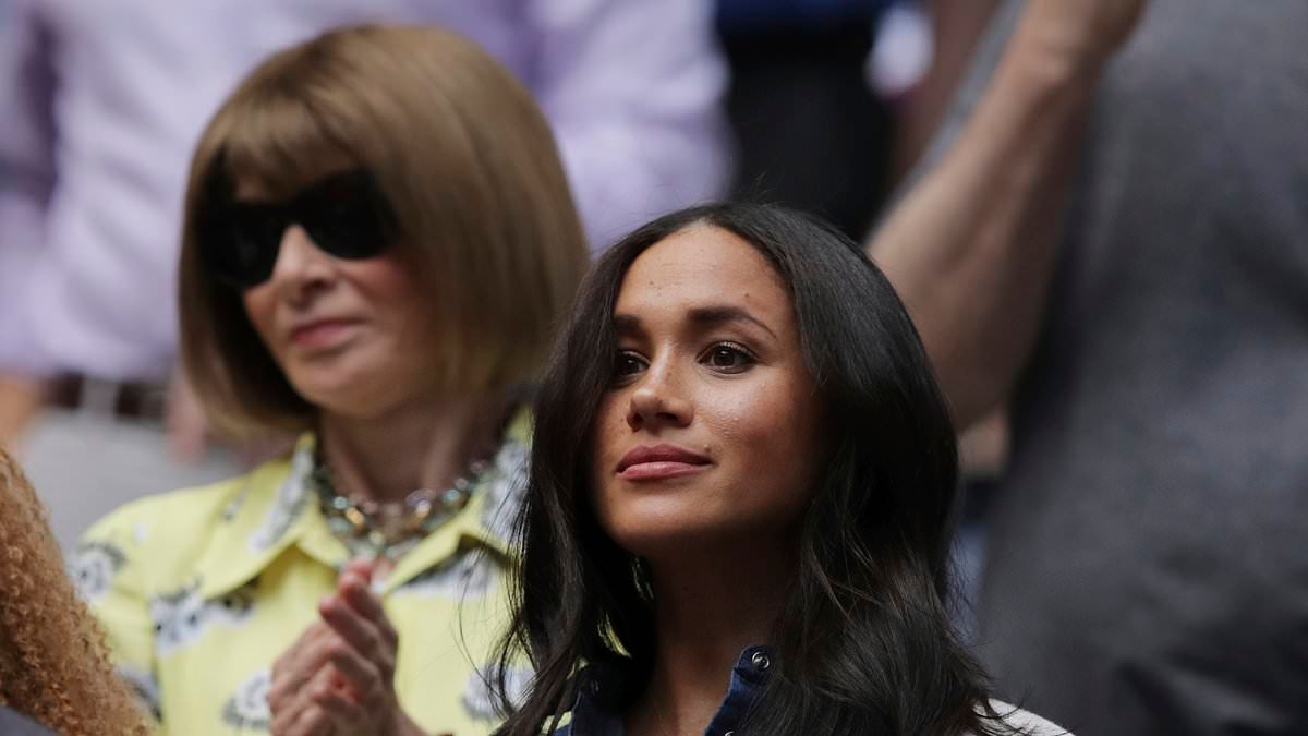 EXCLUSIVE Did Meghan go toe-to-toe with Anna Wintour? Source claims Vogue editor 'banned' Duchess from cover after becoming 'frustrated' with her 'micromanaging'